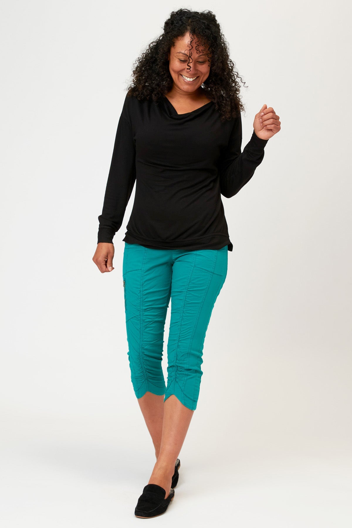 XCVI Dayo Cowl Neck Top