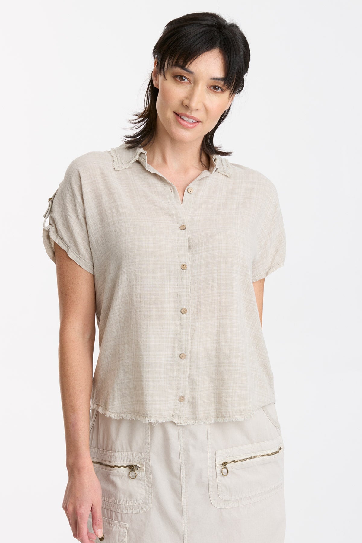 XCVI Ninette Button-Up Top