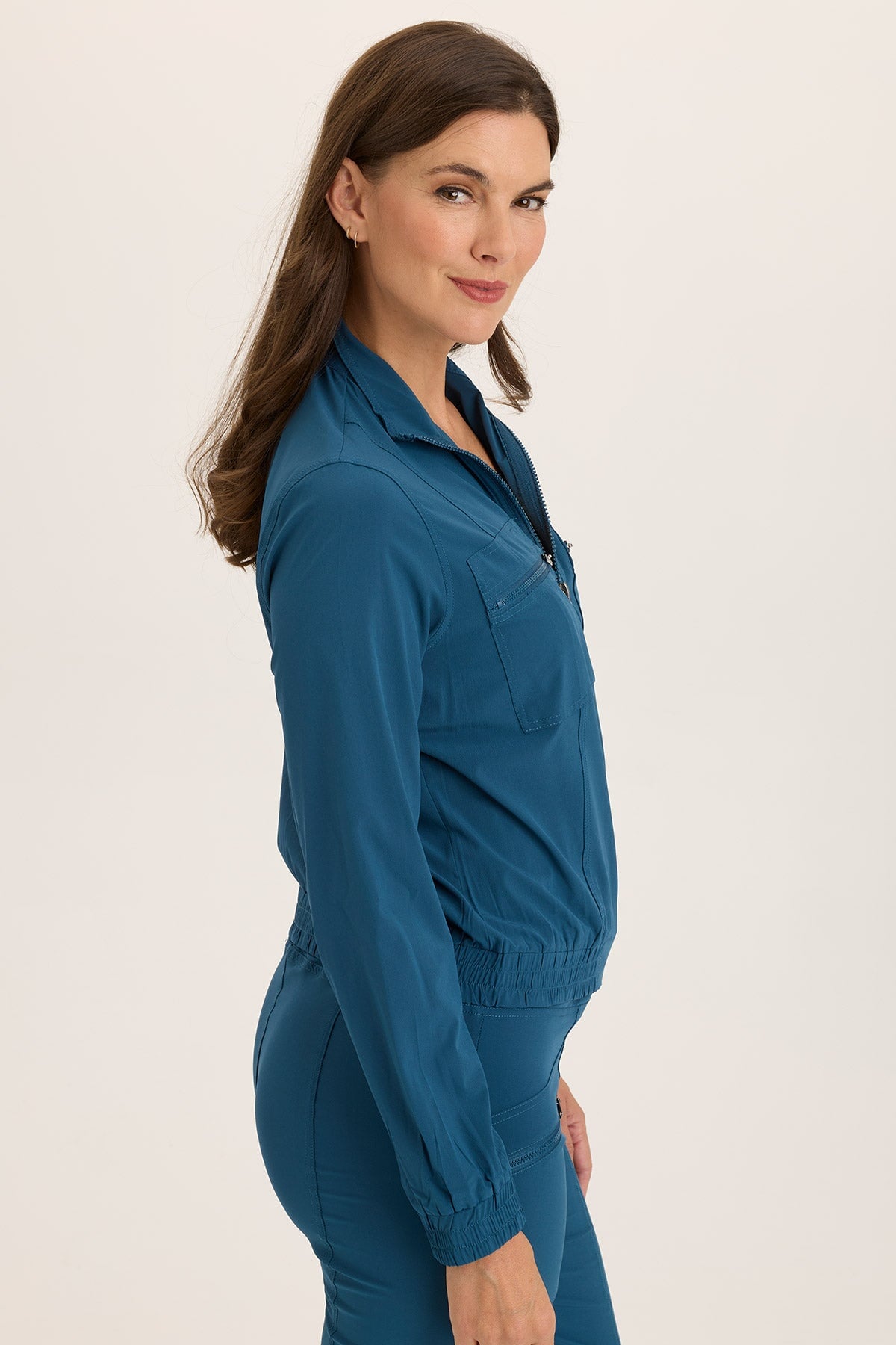 Wearables Quinn Active Ruched Bomber 