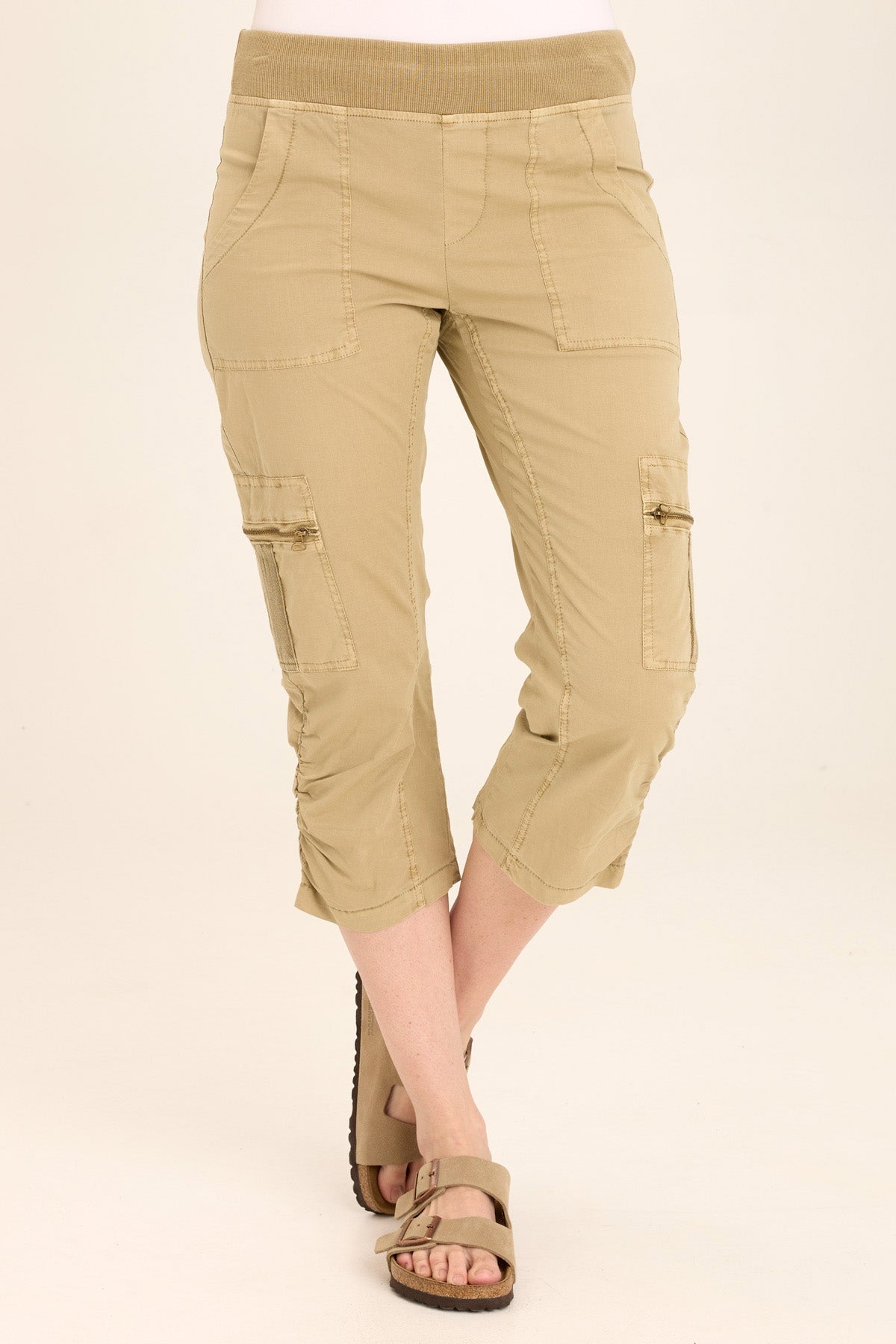 Wearables Nadia Pull-On Slim Cargo Crop 