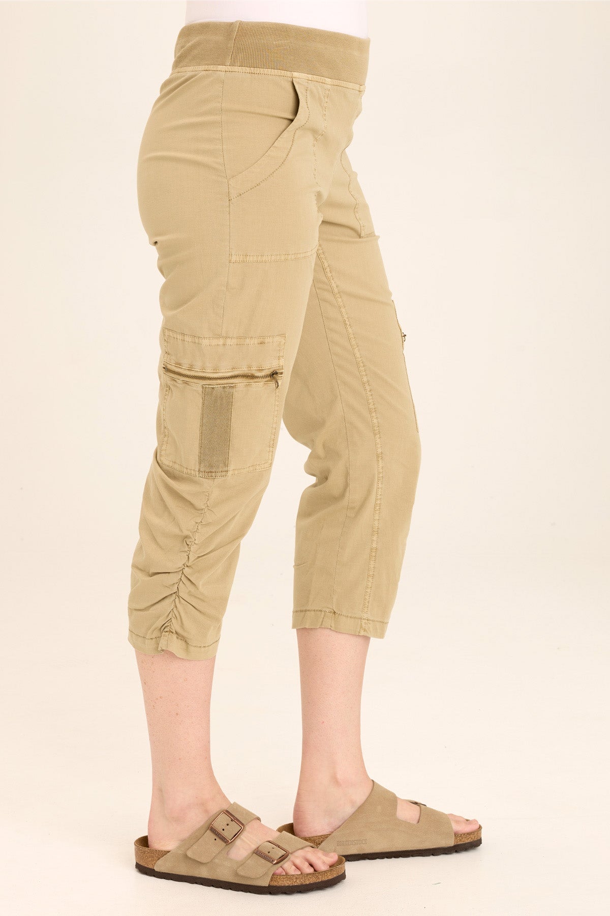 Wearables Nadia Pull-On Slim Cargo Crop 