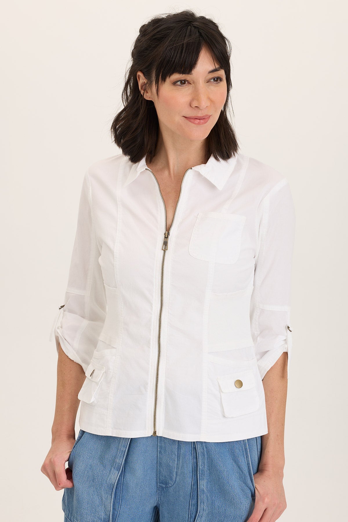 Wearables Linen Raphael Distressed Blazer 