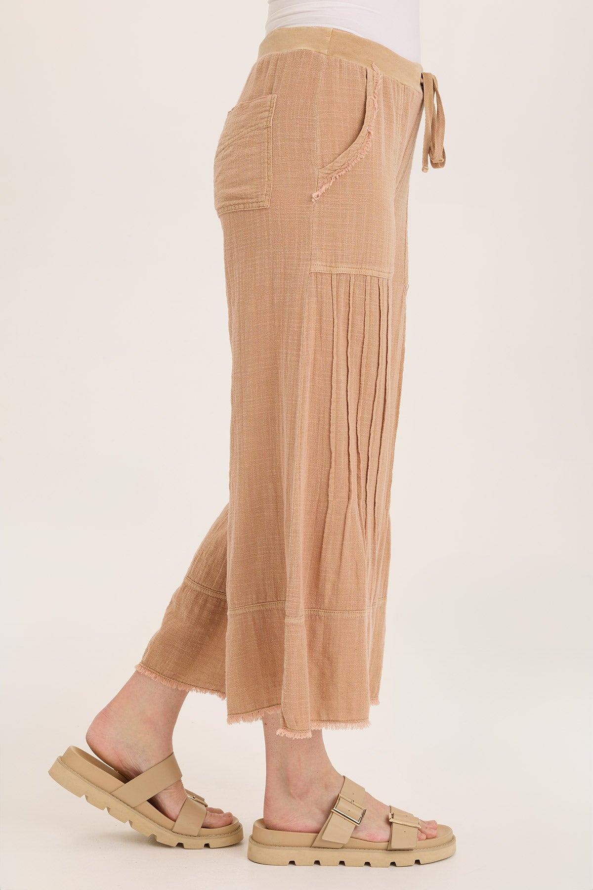 Wearables Ace Gauze Wide Leg Crop 