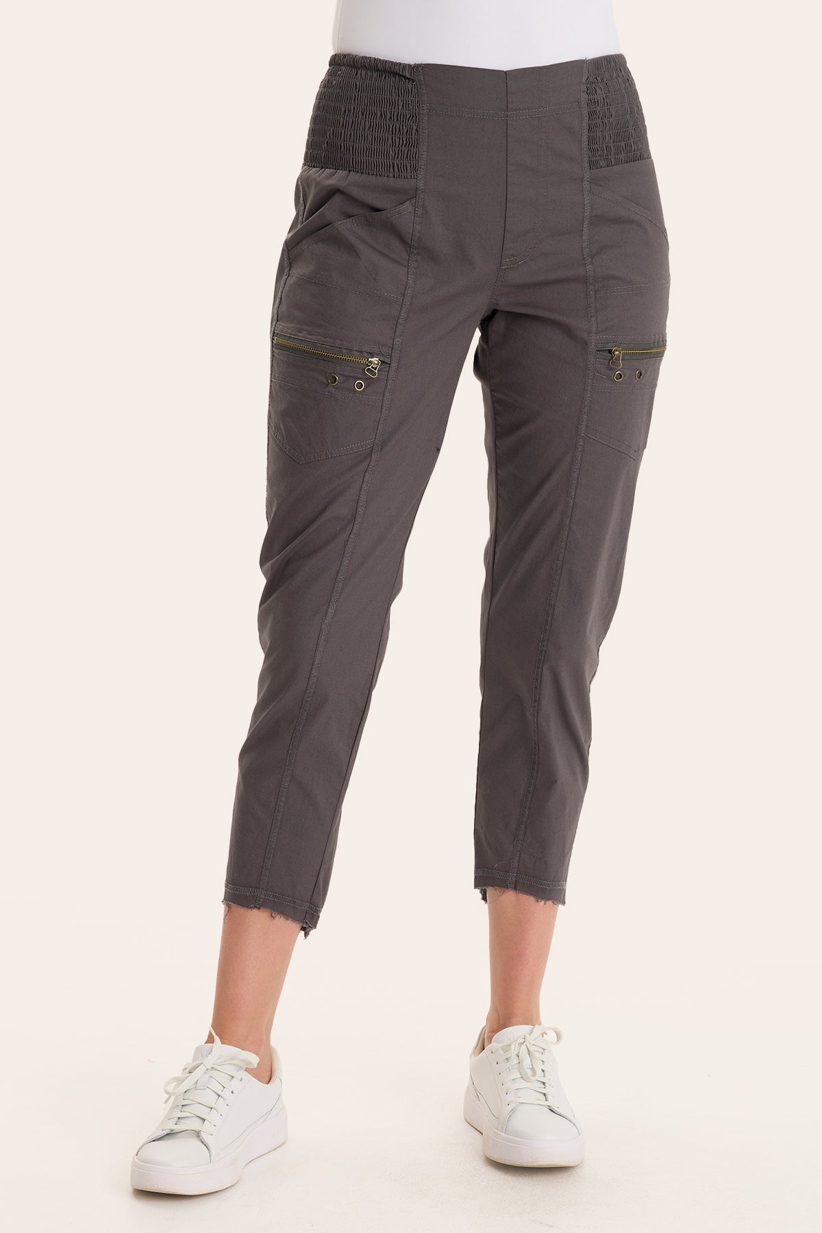 Core by XCVI Acker Zipper Slim Crop 