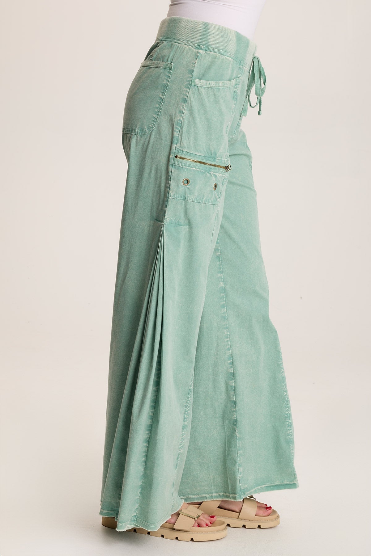 XCVI Coline Poplin Wide Leg Pant