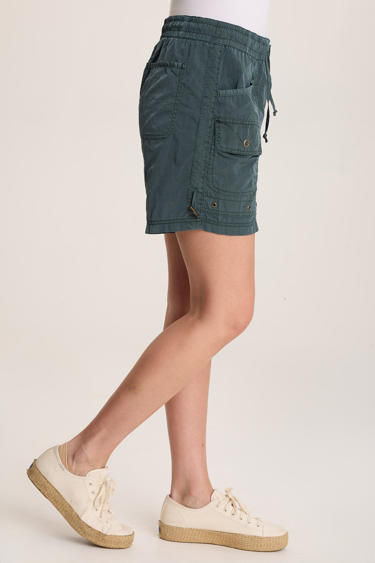 XCVI Ganon Sporty Drawstring Cargo Short 
