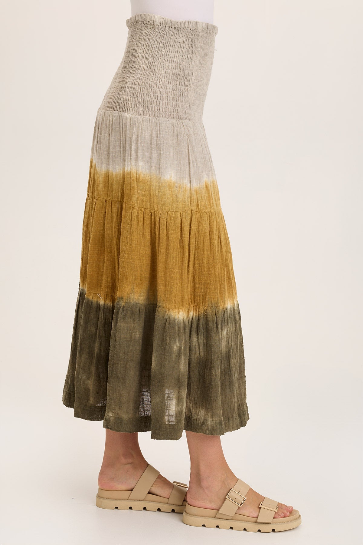 Wearables Paigene Gauze Tiered Skirt 