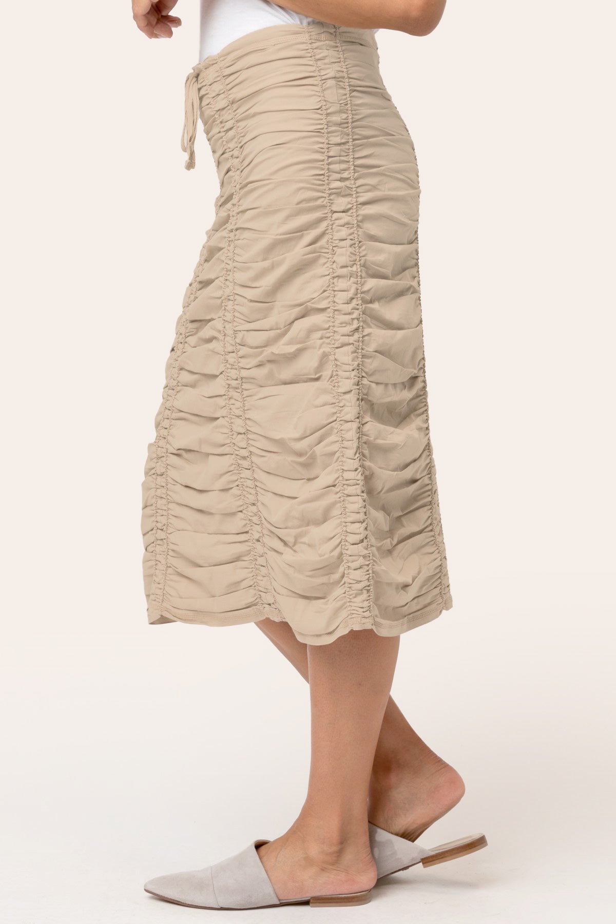 Core by XCVI Double Shirred Panel Skirt 